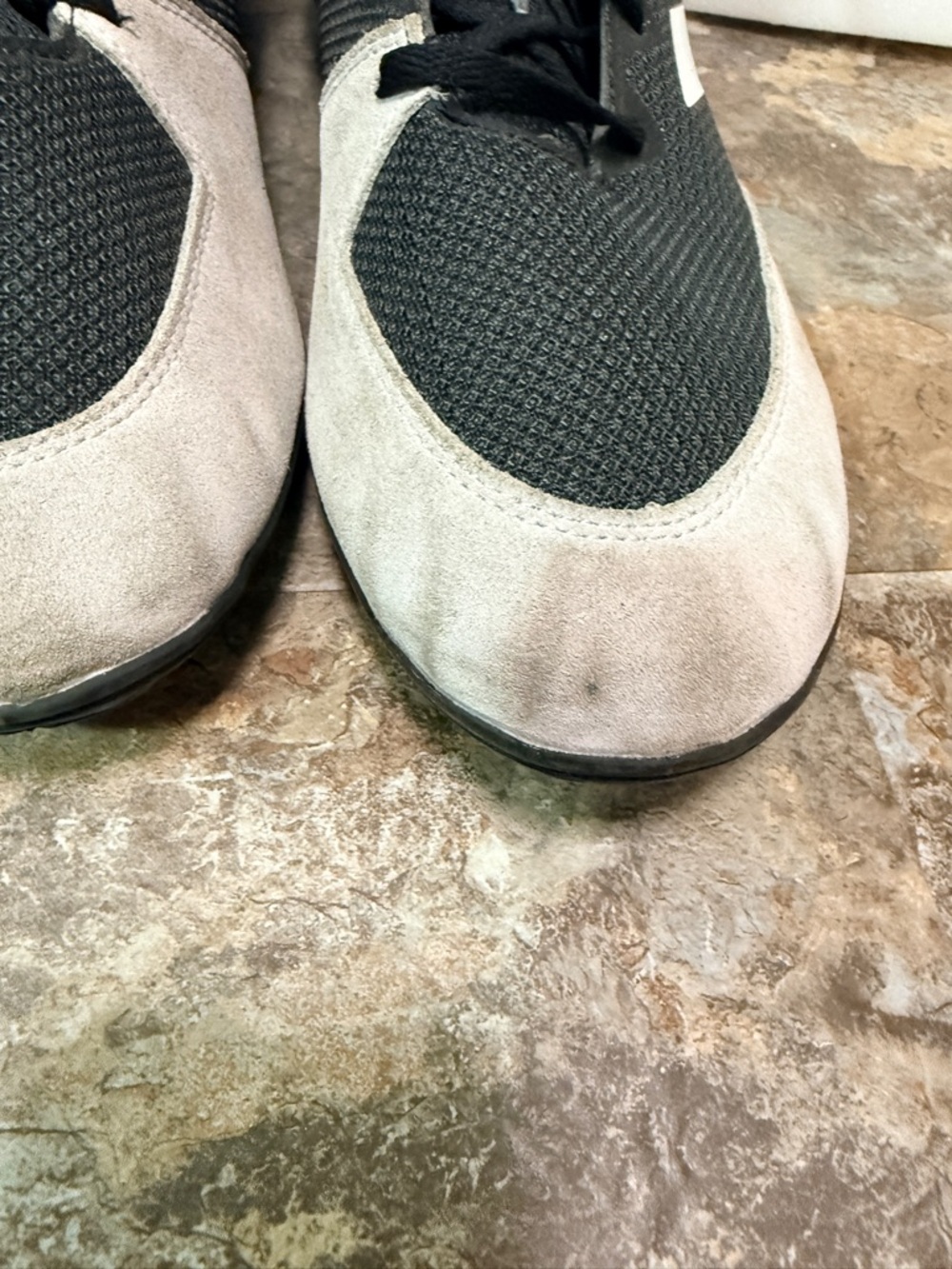 Adidas Mat Wizard 5 Black and Light Gray High-Top Wrestling Shoes - Picture 4 of 8